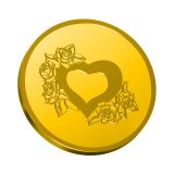 Infinium 5 Gram Valentine Gold Coin Of 995 Purity Bis Hallmarked 361558