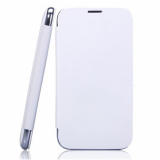 100 Original White Flip Case Cover For Micromax A116 Canvas Hd