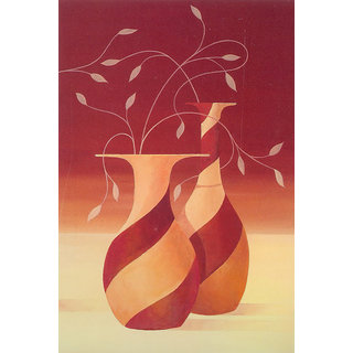 Vitalwalls - Abstract Painting - Art Print on Imported White Polypapier Gallary Wrapped on PVC Frame