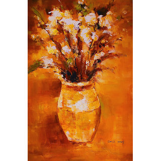 Vitalwalls - Abstract Painting - Art Print on Imported White Polypapier Gallary Wrapped on PVC Frame