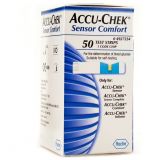 50 Test Strips for Accu-Chek Sensor Comfort Blood Glucose Monitor System Glucose Meter