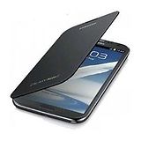 High Quality Leather Flip Case Cover for Samsung Galaxy S DUOS S7562 Black