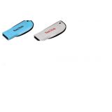 Combo of 2 Sandisk Cruzer Blade 8GB Pen Drive(Blue & White)