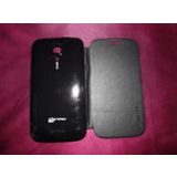Micromax A116 Canvas HD Battery Flip Cover Case Pouch Back Panel Carry Black OG
