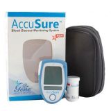 Dr Gene Accusure Blood Glucose Monitor System Glucose Meter ( 10 Test Strips Free)