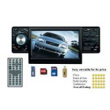 CAR STEREO WITH 4.3 INCH LCD SCREEN, DVD PLAYER, MP3 FM USB PLAYER
