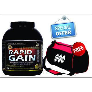 Weight Gainer Nutrition & Muscle Gainer Supplement GXN Rapid Gain Chocolate3.2kg
