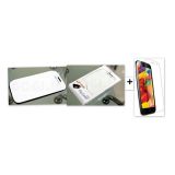 Flip Case Cover for Micromax A116 Canvas HD White + Screen Protector FREE