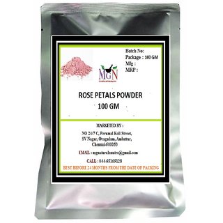 DRIED ROSE PETALS POWDER 100 GM (FACE PACK -RADIANC SKIN-SCARS-PIMPLES-ANTIAGING-FAIRNESS-SKIN CARE)