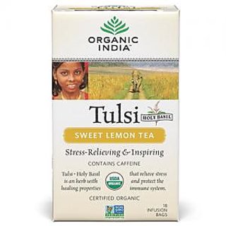 Organic India Tulsi Sweet Lemon 18 Tea Bags