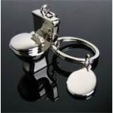 COMMODE pot Key Chain full metallic keychain car bike, key ring toilet keyring
