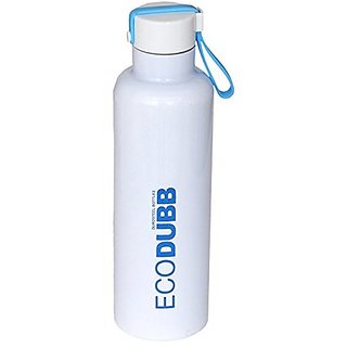 Buy Dubblin Boom HOT COLD Duro Steel Vaccum Insulated Water Bottle 700 Ml White Online