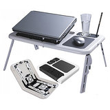 Portable Laptop e-table with USB cooling Fan