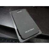 Original Samsung Galaxy Note 2 Leather Grey Book Flip Back Case Cover With NFC