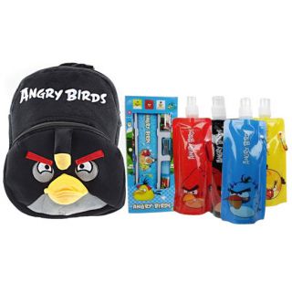 Angry Bird School Kit Bag Stationaries Water Bottles