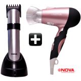 Nova NHD 2807 Hair Dryer & Nova NHT 1020 Trimmer
