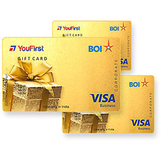 For 18950/-(5% Off) Up to 5% off on BOI gift card at Shopclues