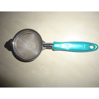 Heavy Stainless Steel Tea Strainer With Plastic Handle (Small)