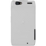 Amzer Silicone Skin Jelly Case - Transparent White for Motorola RAZR XT910