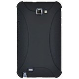 Amzer Silicone Skin Jelly Case Black For Samsung Galaxy Note