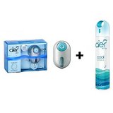Combo of Godrej Car Ac Vent Perfume (Blue) + Godrej Car,Home Air Spray (Blue).