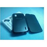 Sale- LG NEXUS-Premium Quality LG Google Nexus 4 E960 Black Leather Flip Hard Folio Cover Case Megnet Clsr