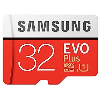 121481112-shopclues.com Samsung EVO Plus Grade 3 Class 10 32GB MicroSDXC 100 MB/S Memory Card with SD Adapter (MB-MC32GA/IN)