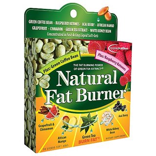Applied Nutrition Natural Fat Burner, 30 Liquid Soft-Gels (Pack Of 3)