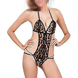 Buy Shopluvonline Women Hot And Sexy Leopard Lingerie Mini Babydoll