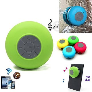 Portable Waterproof Bluetooth Speaker With Suction Cup Mic