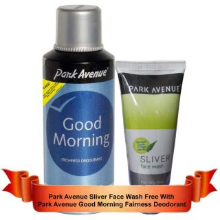 Park Avenue Good Morning 150ml + Silver Face Wash With Neem Extracts Worth 50Rs.
