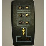 Conversion Plug- 5 Amp - Multi Plug Sockets - 3 Pin Multiplug- 3 International Sockets