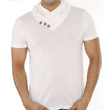 Ask for Fashion High Neck Tee JXM020 (White)