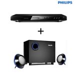 Philips Dvp3608 Dvd Player With Philips Spa12 Multimedia Speakers