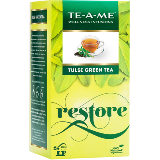 TE-A-ME Tulsi Green, 25 Piece(s)/pack Natural Tulsi