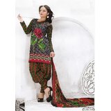 Kundan Dress Material Cotton Digital Print Unstitched Dress Material With Chiffon Dupatta D.No 1103