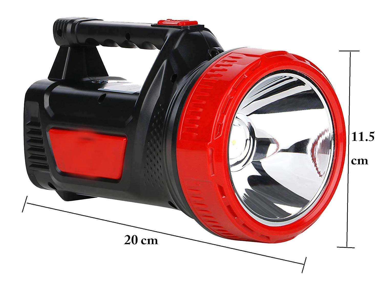 Buy Rocklight Abs 25 W Ultra Bright Rechargeable Led Torch Light Laser