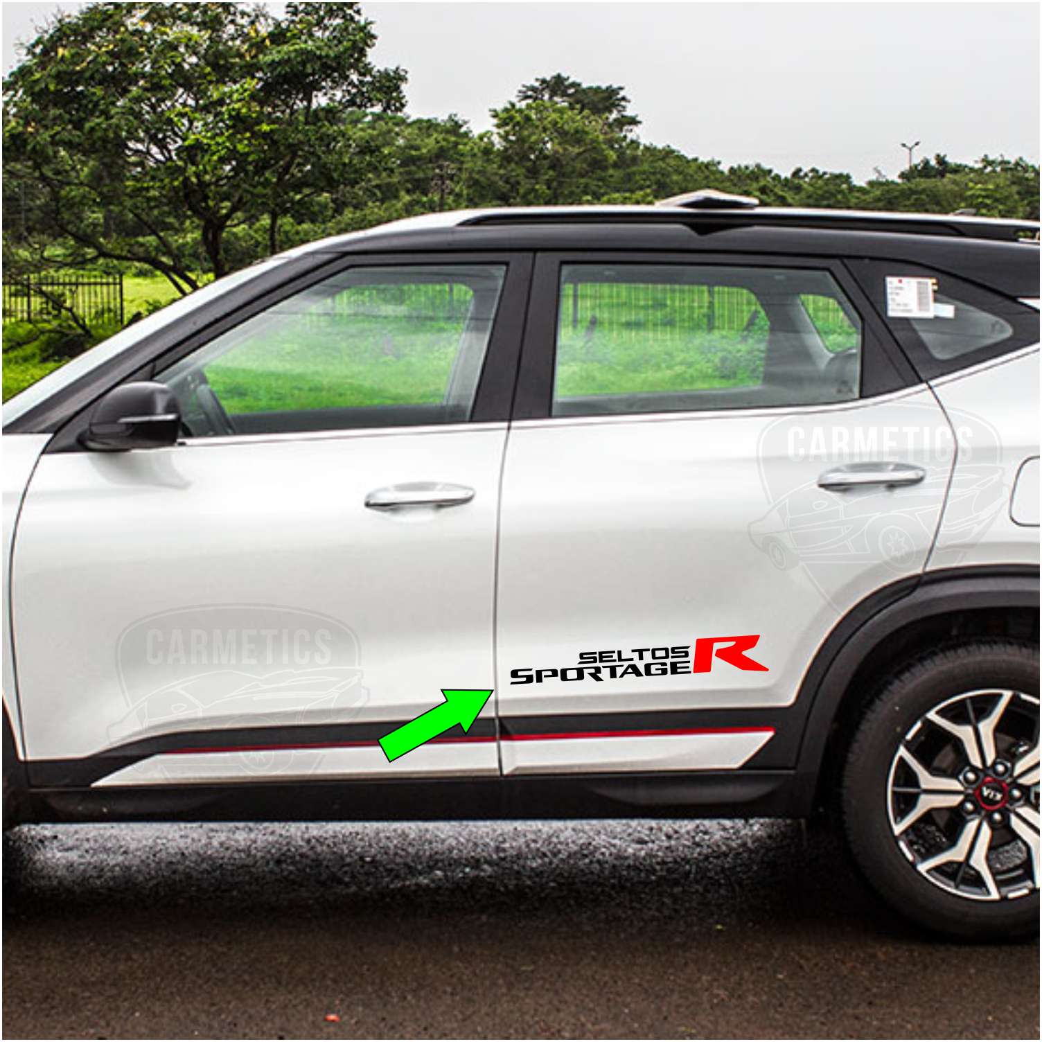 Buy Carmetics Sportage R Vinyl Car Sticker Exterior Graphics