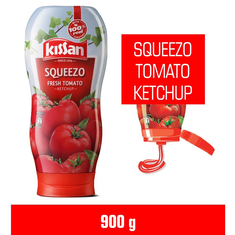 Buy Kissan Squeezo Fresh Tomato Ketchup Sauce 900gm Online 180 From