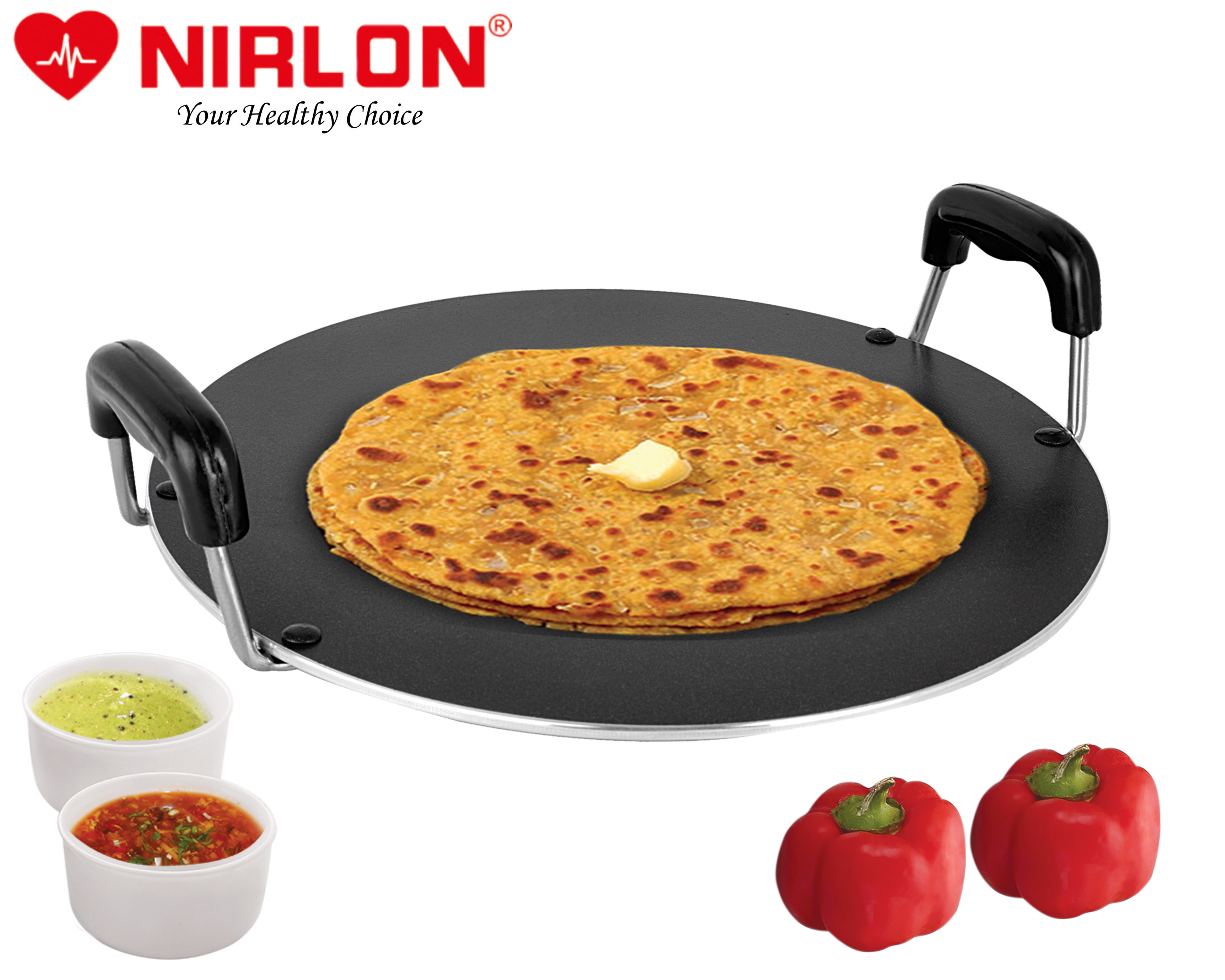 Buy Nirlon Aluminium Gas Compatible Non Stick Dosa Roti Chapati Pathiri