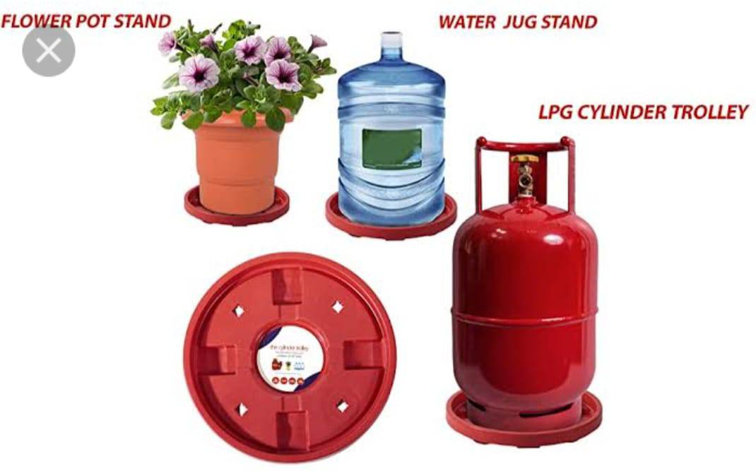 Buy Gas Cylinder Stands LPG Cylinder Trolley Easily Movable Stand With