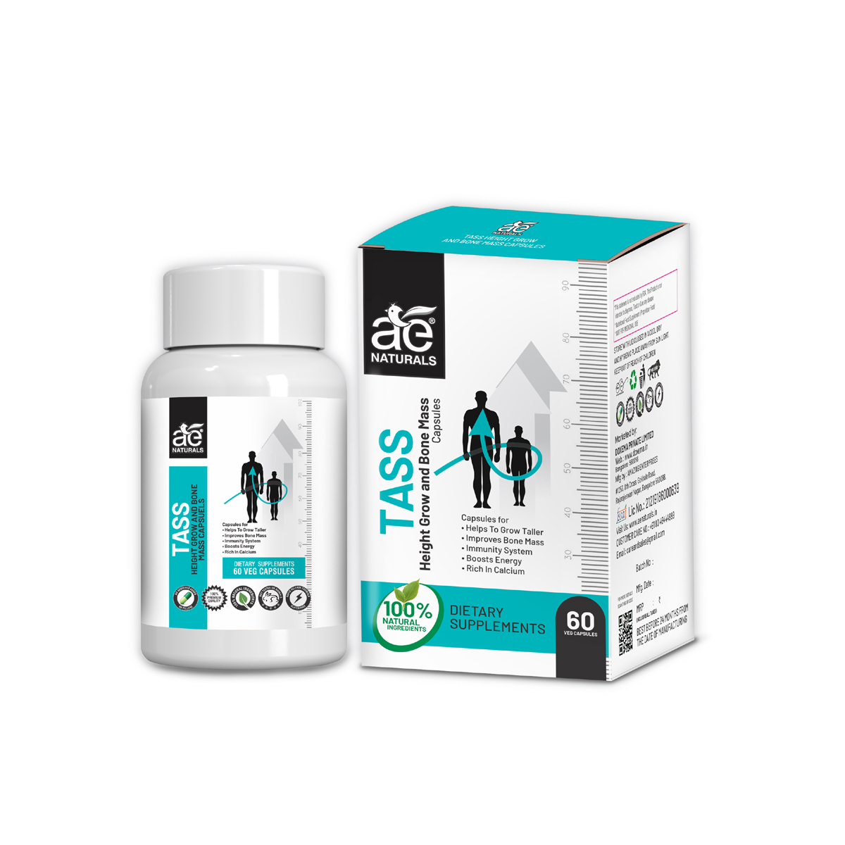 Buy Ae Naturals Tass Height Grow And Bone Mass Capsules Capsules