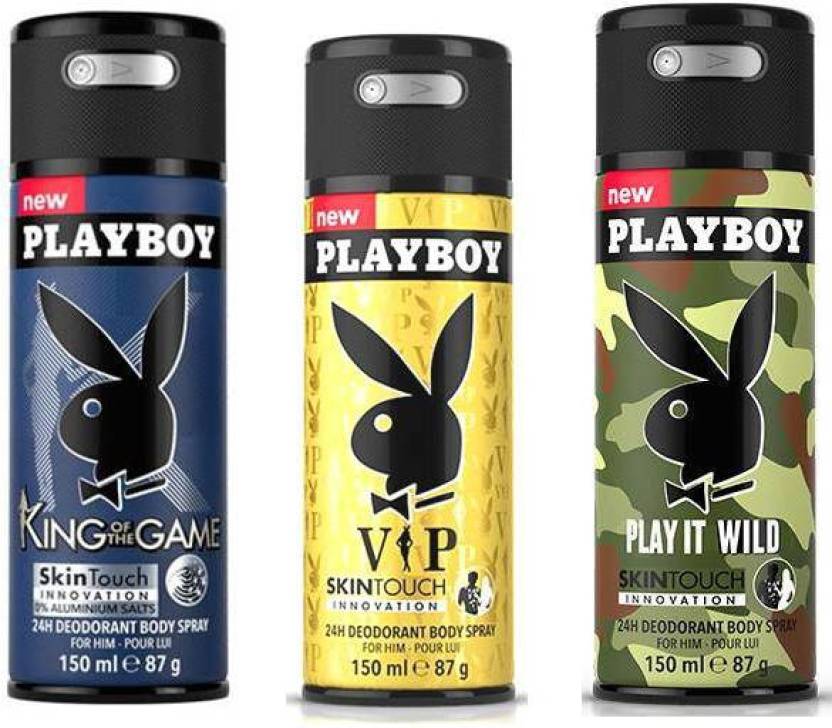 Buy Playboy King Of Game Vip Play It Wild Deodorant Spray For Men