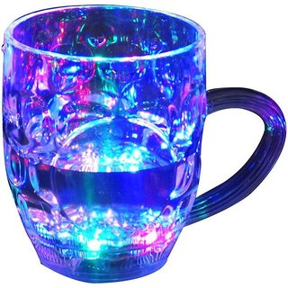 SNR Beer Party Multi-Color Led Light Plastic Beer Mug