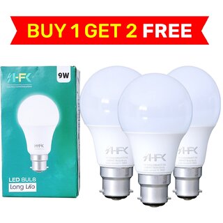 Buy 1 Get 2 HFK 9 Watt HQ Led Bulb ( 1 Year Warranty )