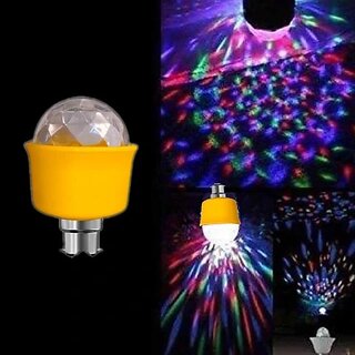Set of 2 Temple Bulbs , Rotating Disco LED Light Bulbs for Party and Decorative Light