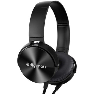 Digimate Wired Over The Ear Headphone With Noise Cancellation And Powerful Bass