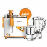 Bajaj Neo JX4 450 Watt Juicer Mixer Grinder JMG Orange, 2 Jars