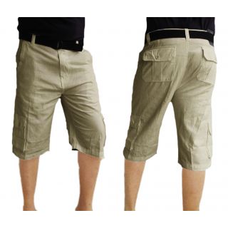 Buy Courage Roughwear Mens 6 Pocket Capri With Free Casual Belt Online