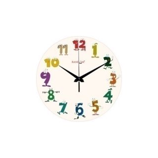 Buy Online Mebelkart Funny Numbers Wall Clock